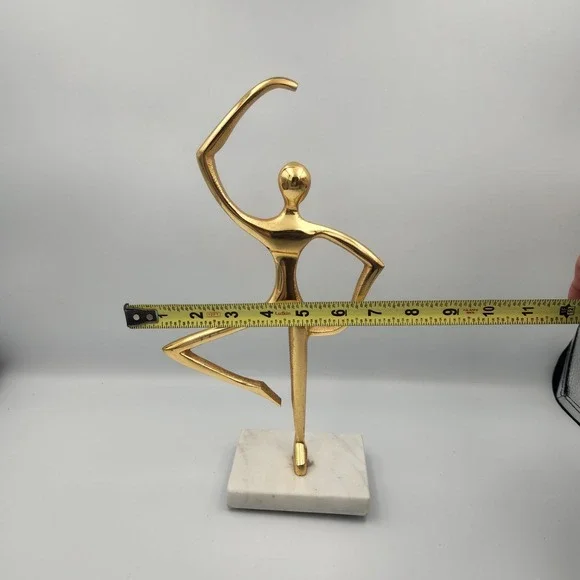 Brass Golden Iron Dancing Sculpture. - Picture 3 of 5